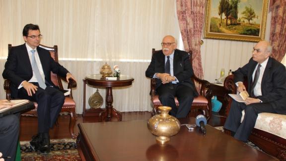 Bakanımız Sayın Nabi Avcı Avustralya Ankara Büyükelçisini makamında kabul etti.
