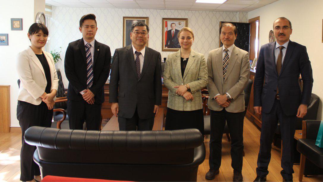 Japonya Ankara Büyükelçiliği Heyetinden Genel Müdür Dalkıran'a Nezaket Ziyareti.