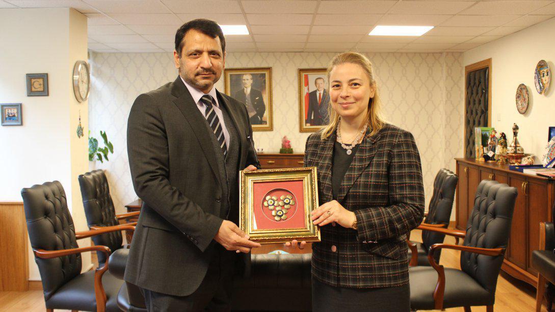 Pakistan Ankara Büyükelçiliği Müsteşarı Gilani'den Genel Müdür Dalkıran'a Ziyaret