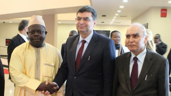 Gambiya Yüksek Öğrenim, Araştırma, Bilim ve Teknoloji Bakanı Dr. Aboubacar SENGHORE Bakan Yardımcımız Sayın Orhan ERDEMi Ziyaret Etti.