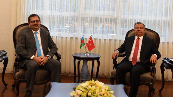 Bakanımız Sayın İsmet Yılmaz, Azerbaycan Büyükelçisi İbrahimi kabul etti