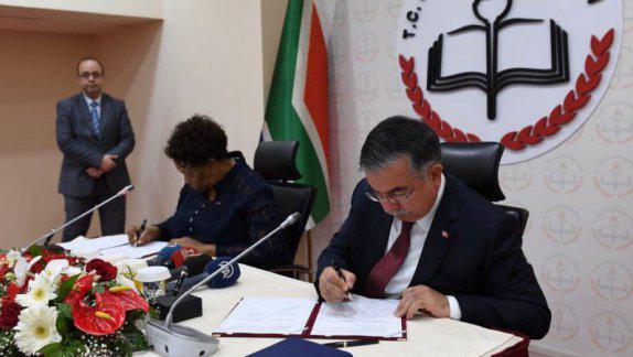 Türkiye ile Güney Afrika arasında "Eğitim İşbirliği Anlaşması" imzalandı