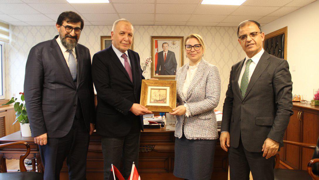 Genel Müdür Dalkıran, Libya Ankara Büyükelçisi Abduqader İle Bir Araya Geldi