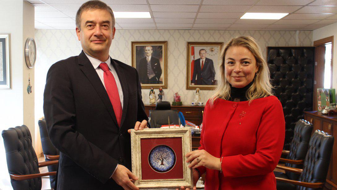 Avrupa Konseyi Ankara Program Ofisi Başkanı Urse, Genel Müdür Dalkıran'ı Ziyaret Etti