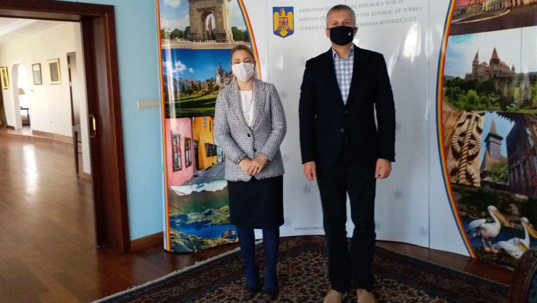 Genel Müdür Dalkıran, Romanya Büyükelçisi Şopanda'yı Ziyaret Etti